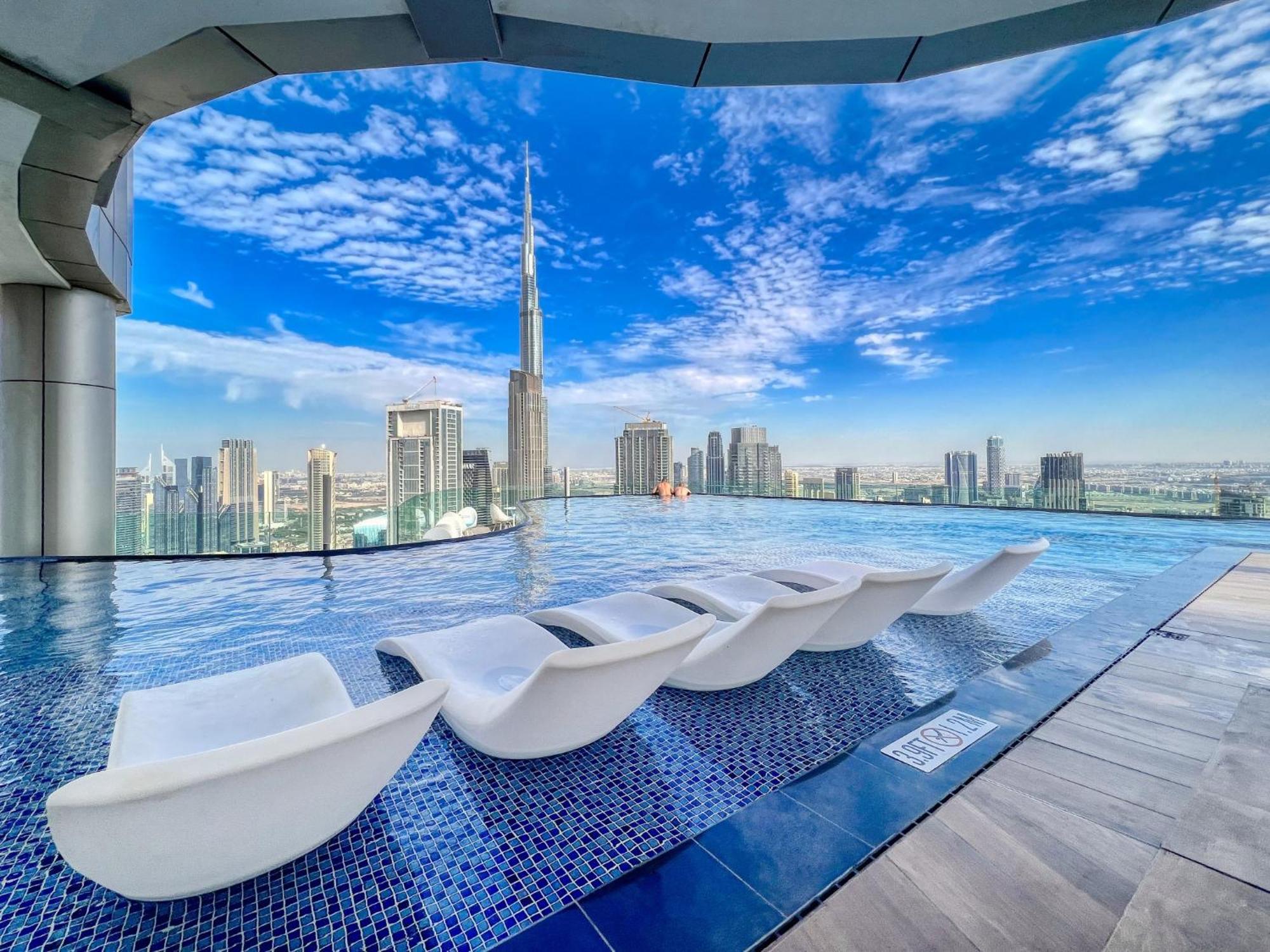 Highest Infinity Pool In Downtown Dubai Apartment Ngoại thất bức ảnh