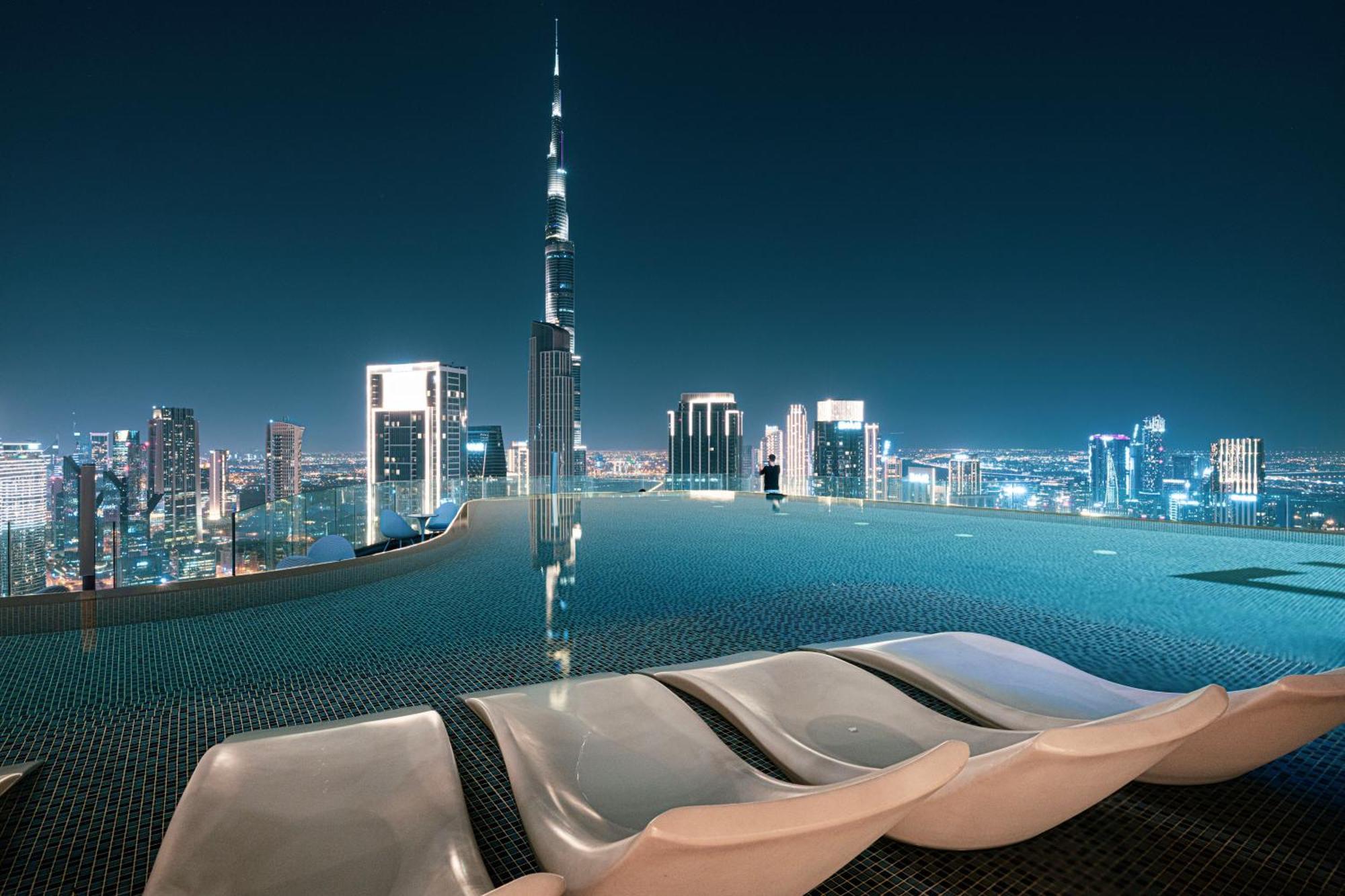 Highest Infinity Pool In Downtown Dubai Apartment Ngoại thất bức ảnh